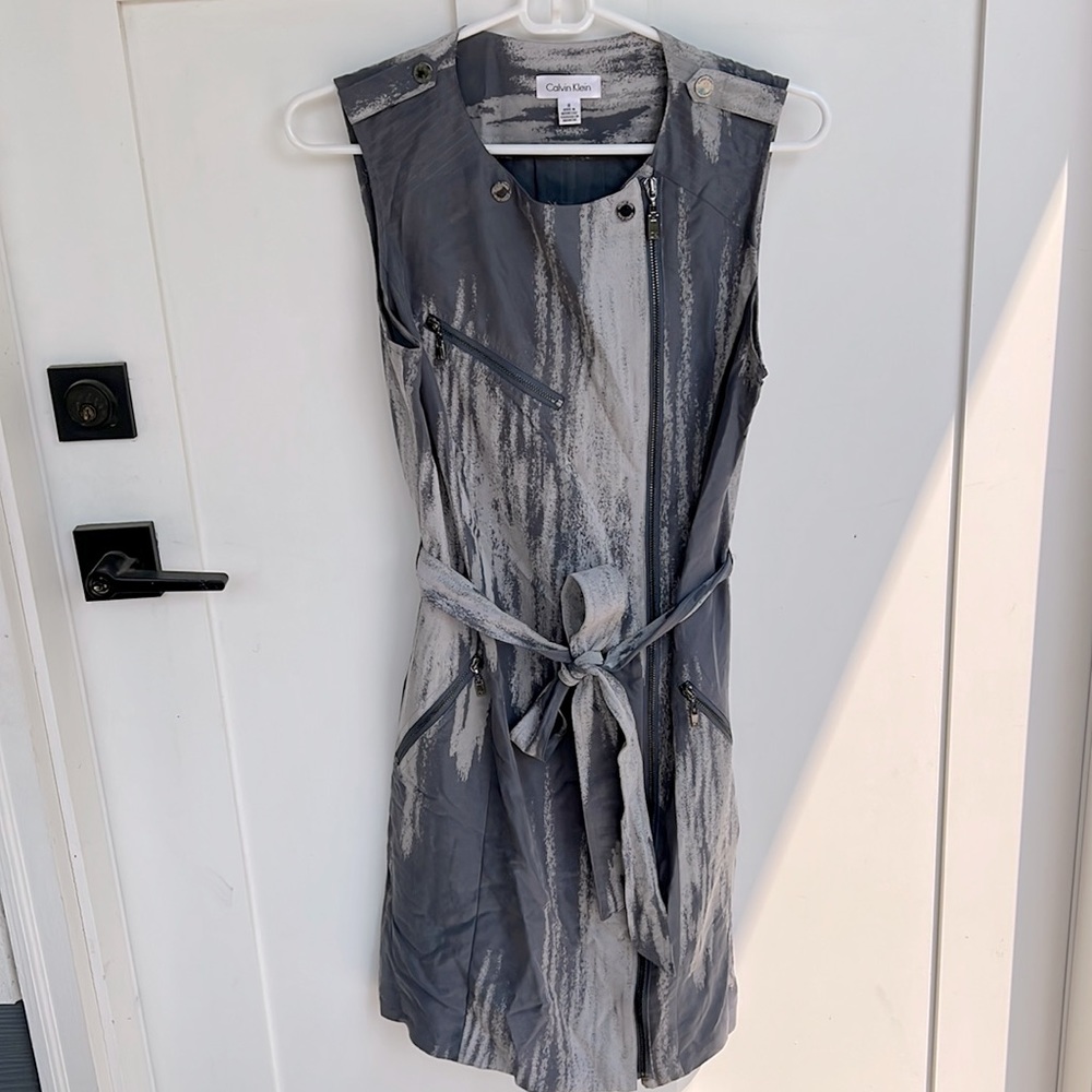Calvin Klein Zipper Detail Dress